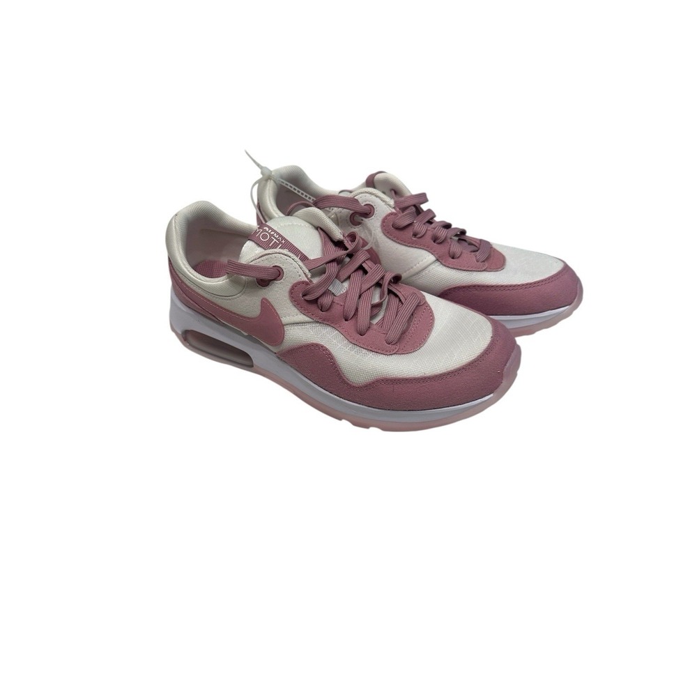Nike Air Max Motif Girls Size 7Y Pink White Running Athletic Shoes Sneakers NWOB